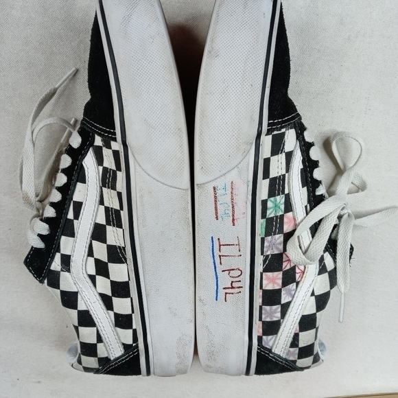 VANS Old Skool Black Checkerboard - Mens Size 6.5/ - Picture 8 of 9